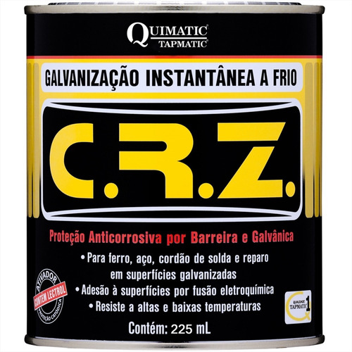 Crz Galvanização Instantânea A Frio Quimatic Tapmatic 225 Ml