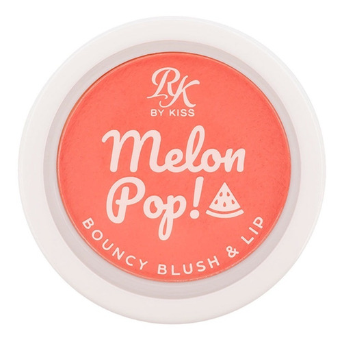 Imagem 1 de 3 de Blushlip Aveludado Rk By Kiss Melon Pop! Bouncy Blush & Lip