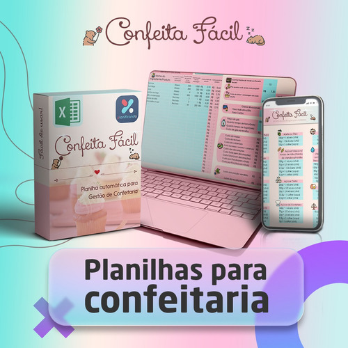 Planilha Para Precificação De Confeitaria - Confeita Fácil®