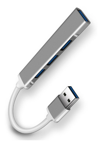 Imagen 1 de 2 de Adaptador Hub Usb 3.0 4 Puertos Para Macbook Notebook