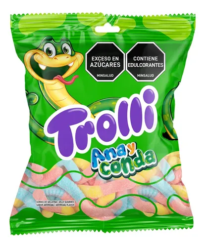 Gomitas Dulces Trolli Tortuga Ninjasplash 60grs Pack X6 Ud