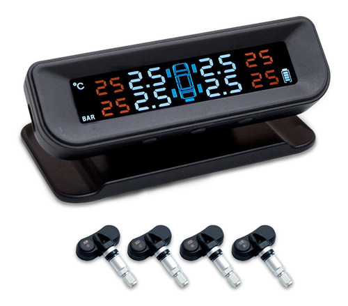 Tpms 4 Sensores De Neumáticos Gadnic Monitor Presión Digital