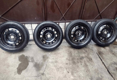 Rin Vw Original 16 5 Birlos Con Llanta Dunlop Media Vida (Usado)