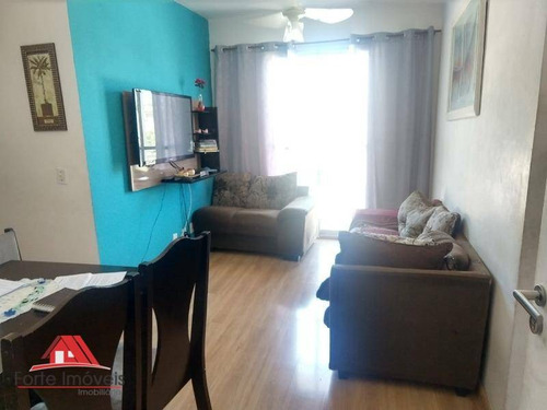 Apartamento Com 2 Quartos Amplos Em Condomínio Fechado Cg/ Rj - Ap0007