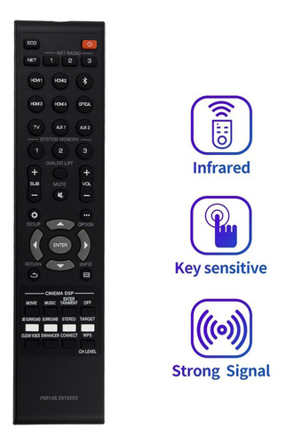 Reemplaza El Control Remoto Fsr145 Zr15250 Para Yamaha Music