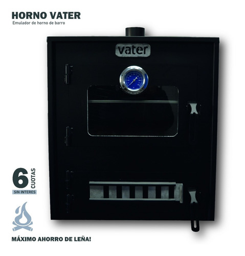 Imagen 2 de 7 de Horno Alta Eficiencia A Leña Cap 2 Lechones Vater P/embutir
