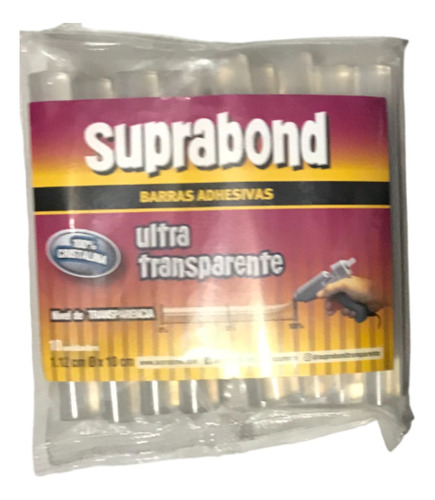 Barras Silicona Pegamento Suprabond Pistola Gruesas X10 Unid