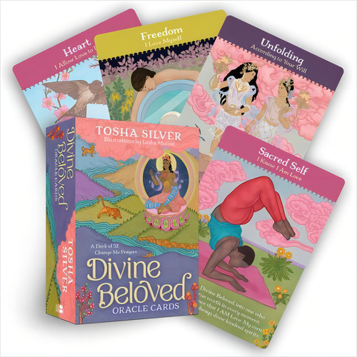 Divine Beloved Oracle Cards: A Deck Of 52 Change Me Prayers, De Silver, Tosha. Editorial Hay House, Capa Mole, Edição 2022-09-19 00:00:00 Em Inglês