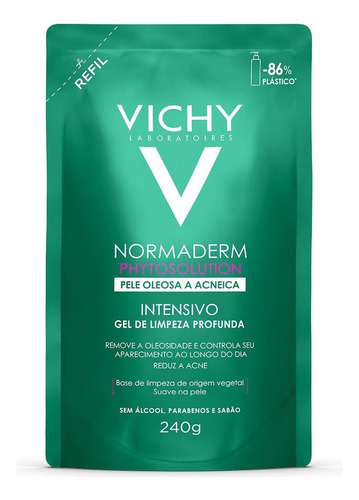 Refil Gel De Limpeza Profunda Anti Acne Normaderm 240g Vichy