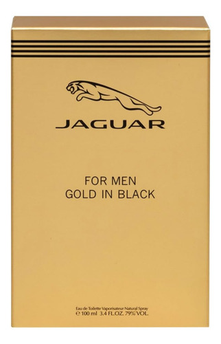 Perfume Jaguar Gold In Black Eau De Toilette, 100 Ml, Para H