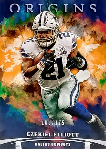 N F L Dak Prescott Y Ezekiel Elliot Dallas Lote 2 Tarjetas