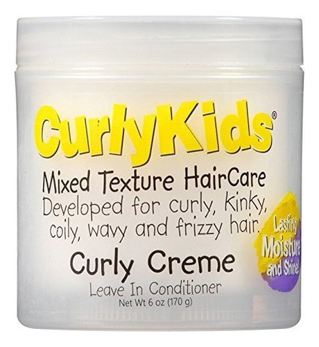  Curlykids Mixed Haircare Acondicionador Rizado En Crema 6oz