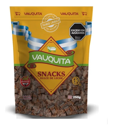 Vauquita Snacks Dulce De Leche Clasico 250g