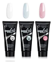 Comprar Set De 3 Polygel Powder Gel Uñas  Cherimoya 50 Ml