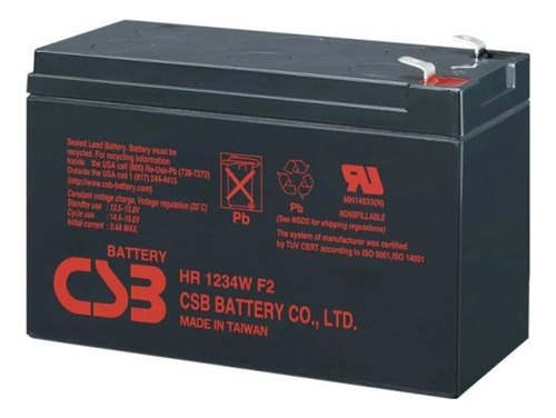 Kit 4 Bateria Selada Csb Hr1234w F2 Cs3 12v 9ah 34w Original