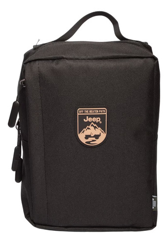 Bolsa Bandolera Jeep Transversal Color Negro