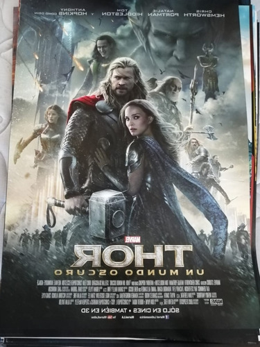 Afiche-póster De Película De Cine Original Thor 2 