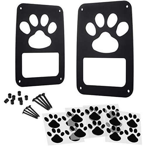 2 Protectores De Luz Trasera Forma De Pata De Perro Com...