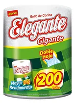 Comprar Rollo Cocina Elegante Gigante 200 Paños X 4 Rollos 800 Paños