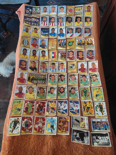 Lote De 81 Figuritas Copa América Centenario Usa 2016