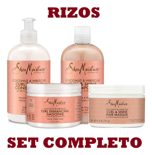 Shea Moisture Kit Rizos Ondas - g a $209