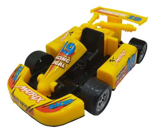 Carrinho De Fricção Corrida Karting Color Brinquedo
