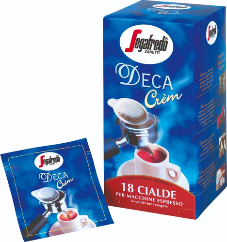 Cafe Molido Segafredo Deca Cream Decaf. Monodosis 18 Unids.