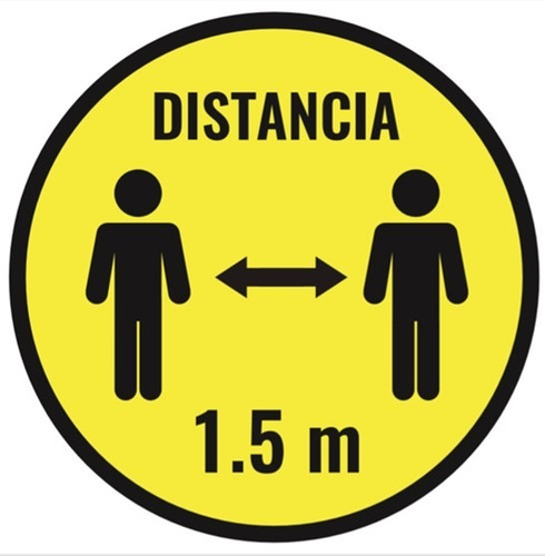 Vinilo Adhesivo Protocolo Distanciamiento Social Tapaboca