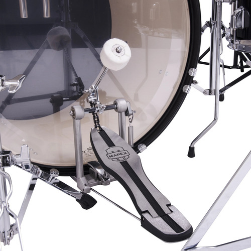 Set Bateria Mapex Comet Black + Asiento + Platillos