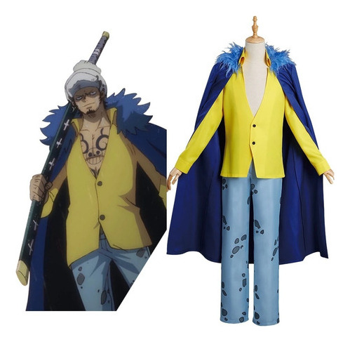 Disfraz De Cosplay One Piece Trafalgar D. Water Law Para Hom