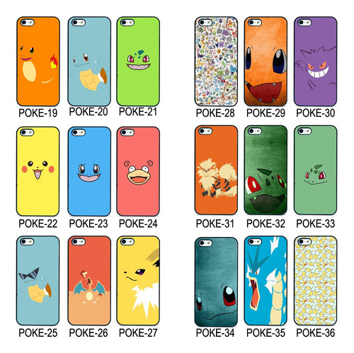 Funda Pokemon Pikachu Compatible Con Tecno Spark Pova Negro Infinix Hot 50 Pro 4g