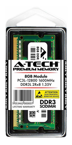 Memoria Ram 8gb Ddr3 1600mhz Pc3-12800 1.35v Cl11 Non Ecc