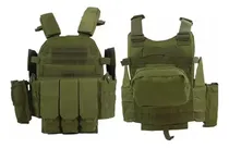 Comprar Chaleco Táctico Militar Para Airsoft Verde Od