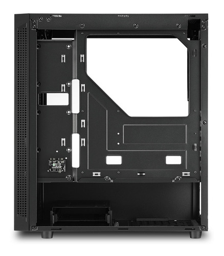 Gabinete Gamer Sharkoon Slider Rgb Negro Con Fan 120mm