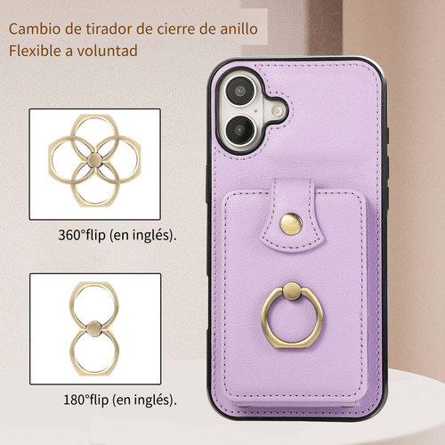 Funda Para Samsung Galaxy S21fe/s20/s20 Plus Funda De Teléfono Tipo Cartera Con Tarjetero Y Anillo Giratorio De 360°