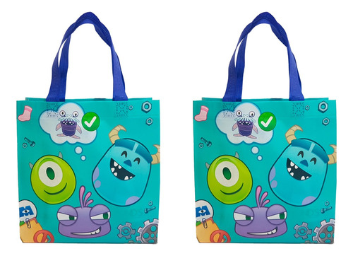 Bolsas Dulceros Monster Inc 30 Piezas Bolos