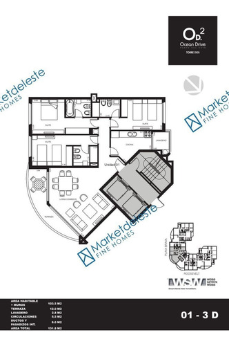 Ocean Drive 2 - 3 Suite - 02 - Piso Alto