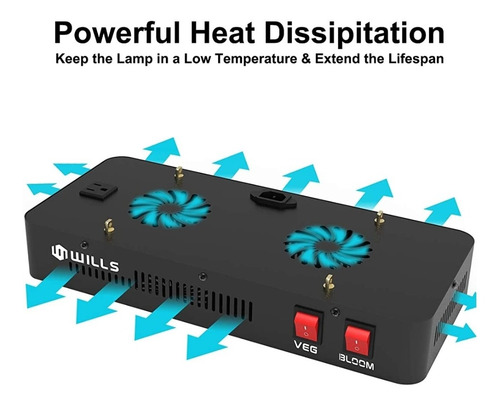 Led Panel Cultivo Indoor Full Spectrum 600w Indoor