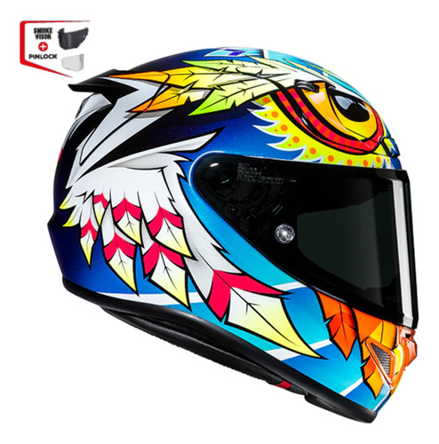 Capacete Hjc Rpha 12 Preto Fosco Visor Fume E Pinlock Brinde