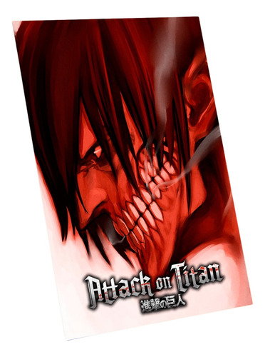 Poster Mural Hd  Full Color - Attack On Títan - Eren Jaeger