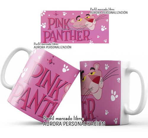 Mug  Taza Pantera Rosa 006