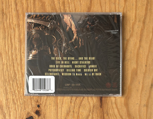 Megadeth The Sick The Dying And The Death Autografiado Nuevo (Usado)