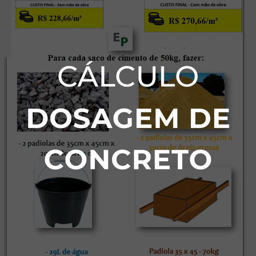 Planilha De Dosagem De Concreto