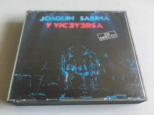 Joaquín Sabina Y Viceversa En Directo 2cds  Usado Imp España