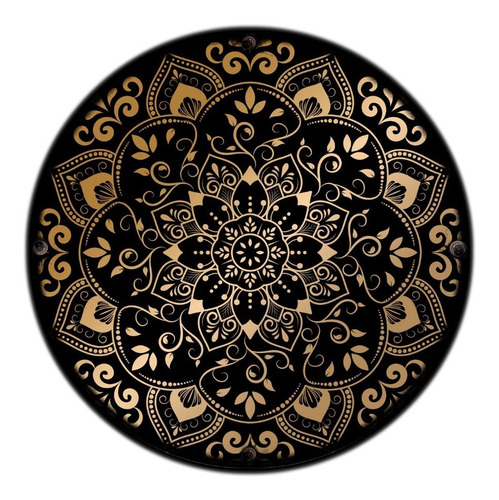 #128- Cuadro Decorativo Vintage 30 Cm / Mandala Hindu Color