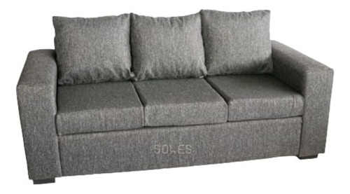 Sillón Sofa 3 Cuerpos 1,80mt Tapizado Pana Promo Envío G