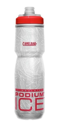 Caramanhola Térmica Camelbak Podium Ice 620ml Cinza E Vermel