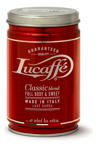 Café Italiano Lucaffe Classic 250grs Grano Molido Original M