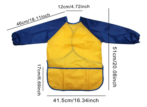 Kids Art Smock Resistente A Las Manchas Impermeables,