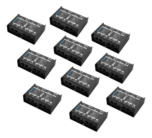 Kit 10 Direct Box Profissional Wireconex Wdi 500.2 Duplo 127/220V